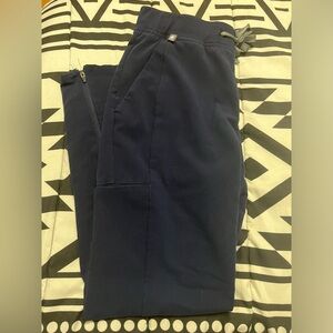 S Figs straight leg pants in navy blue